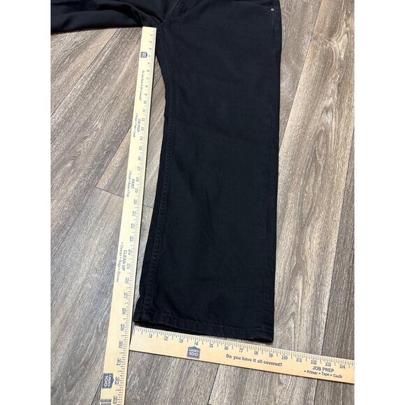 Levi's 559 Jeans Men's 40X30 Black Relaxed Fit Straight Leg Flex Dark Stretch - Picture 5 of 12